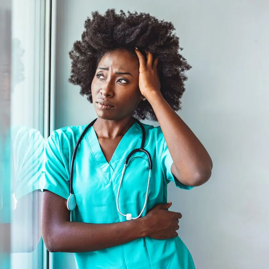 stressed nurse stressed nurse