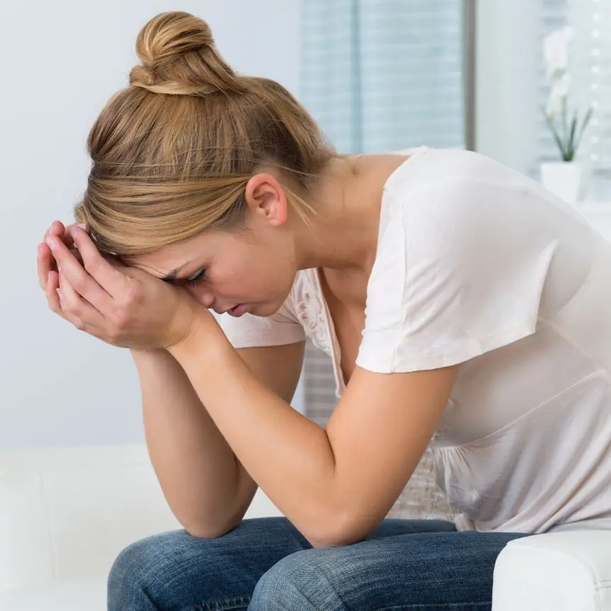 stressed woman stressed woman
